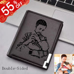 Load image into Gallery viewer, Personalized Double-Sided Photo Ultra Thin Vertical Men&#39;s Wallet
