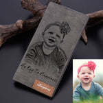 Load image into Gallery viewer, Personalized Photo Wallet Gray
