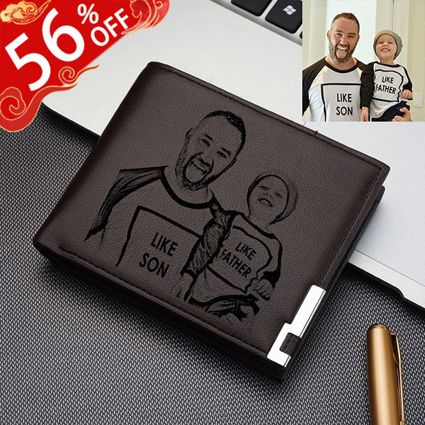 Personalized Ultra Thin Men's Photo Wallet