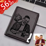 Load image into Gallery viewer, Personalized Ultra Thin Vertical Men&#39;s Photo Wallet
