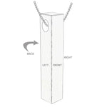 Load image into Gallery viewer, I Love You 3000 Bar Necklace in Sterling Silver to Daughter
