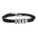 Load image into Gallery viewer, Men Bracelet with Small Custom Beads（15 beads）
