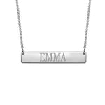 Load image into Gallery viewer, Engraved Bar Necklace
