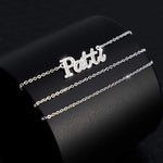 Load image into Gallery viewer, Valentine Gift Personalized Shiny Diamond Name Necklace
