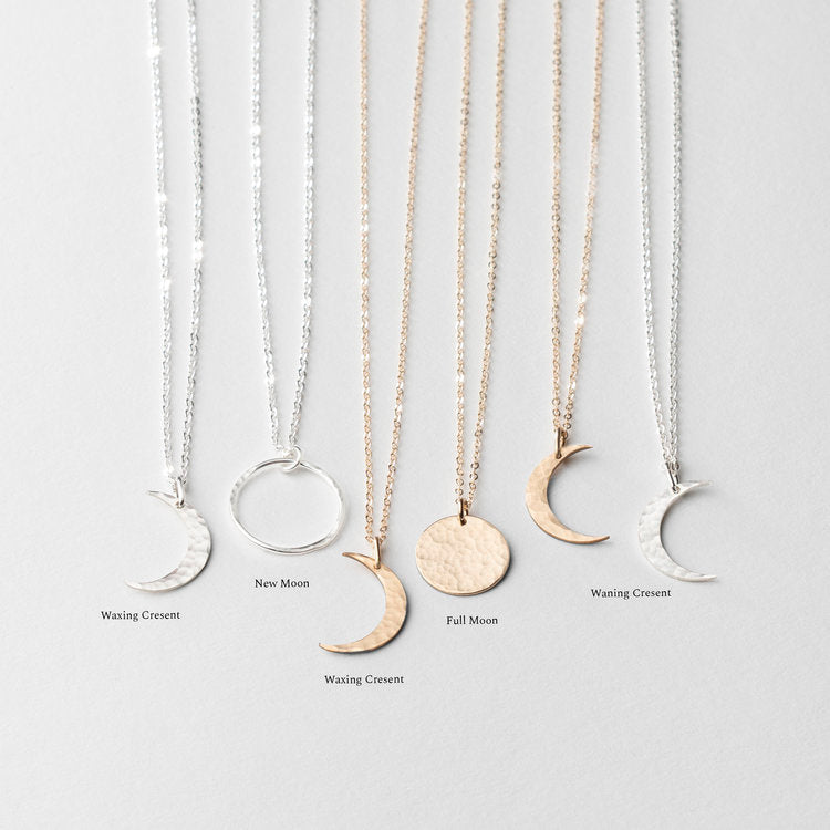 Lunar Phase Necklaces