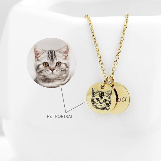 Pet Portrait Necklace