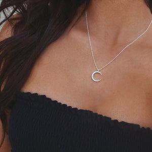 Crescent Sparkle Necklace