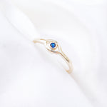 Load image into Gallery viewer, Sapphire Evil Eye Ring
