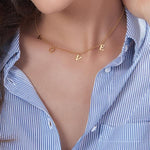 Load image into Gallery viewer, Name Choker in 18K gold Plating
